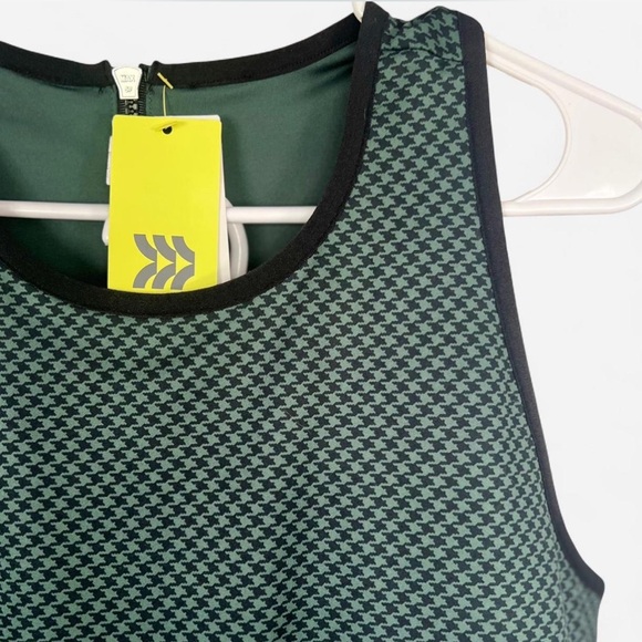 All in Motion Green Sleeveless Halter Sheath Dress - Picture 3 of 5